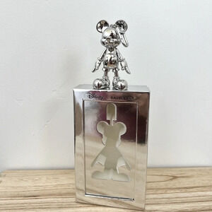 Disney x Baublebar Mickey Mouse shiny drip silver Bag Charm/keychain NWT